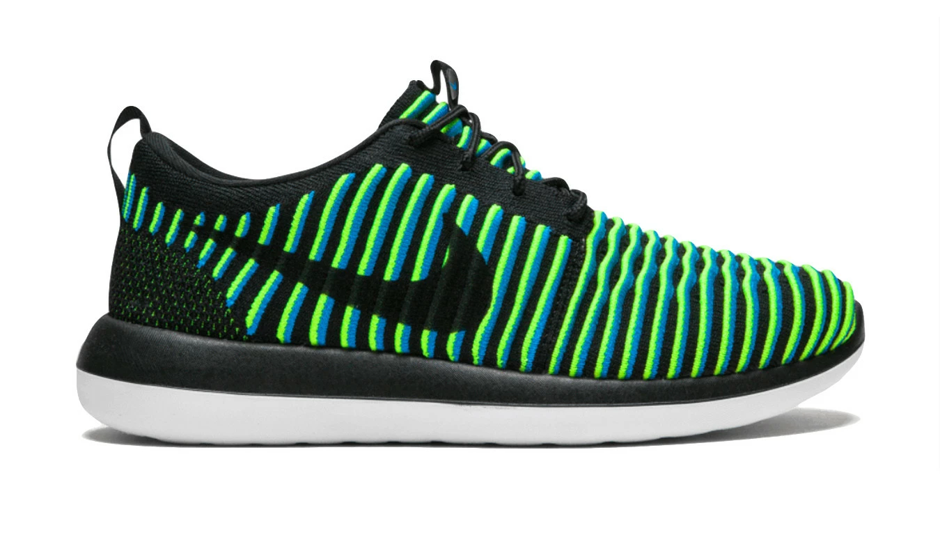 Nike W Roshe Two Flyknit Vert / Green 1 Nike W Roshe Two Flyknit Vert / Green