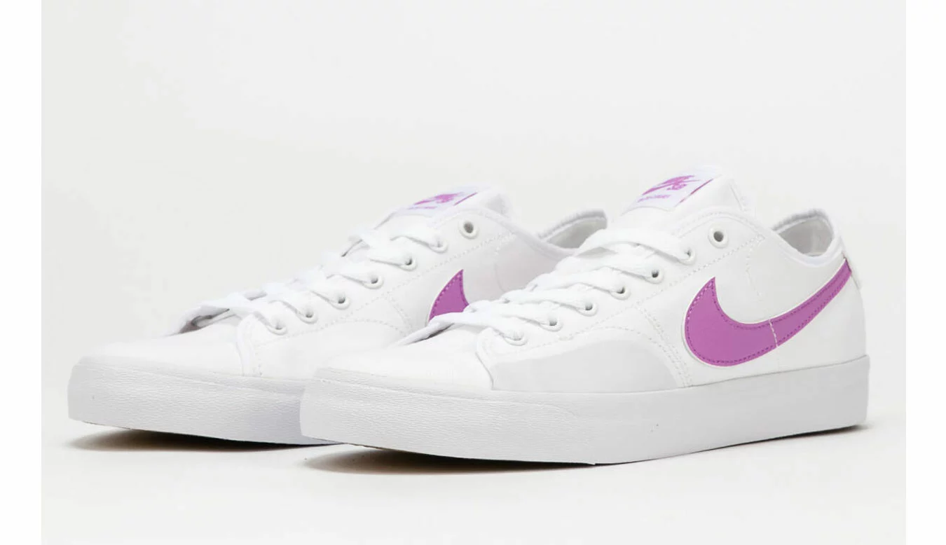 Nike SB BLZR Court Blanc / White 2 Nike SB BLZR Court Blanc / White – Image 2