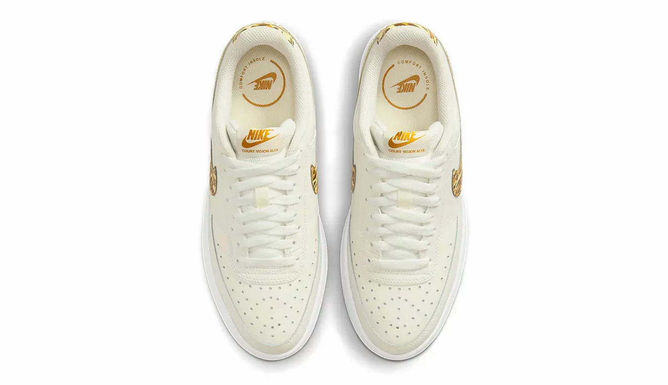 Nike Court Vision Alta Blanc / White 4 Nike Court Vision Alta Blanc / White – Image 4