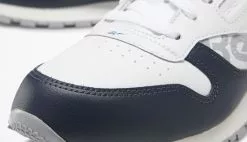 Reebok Classic Leather White Navy Cyan Chal Gris / Grey -Hot Sale Vans Store dv9597 5