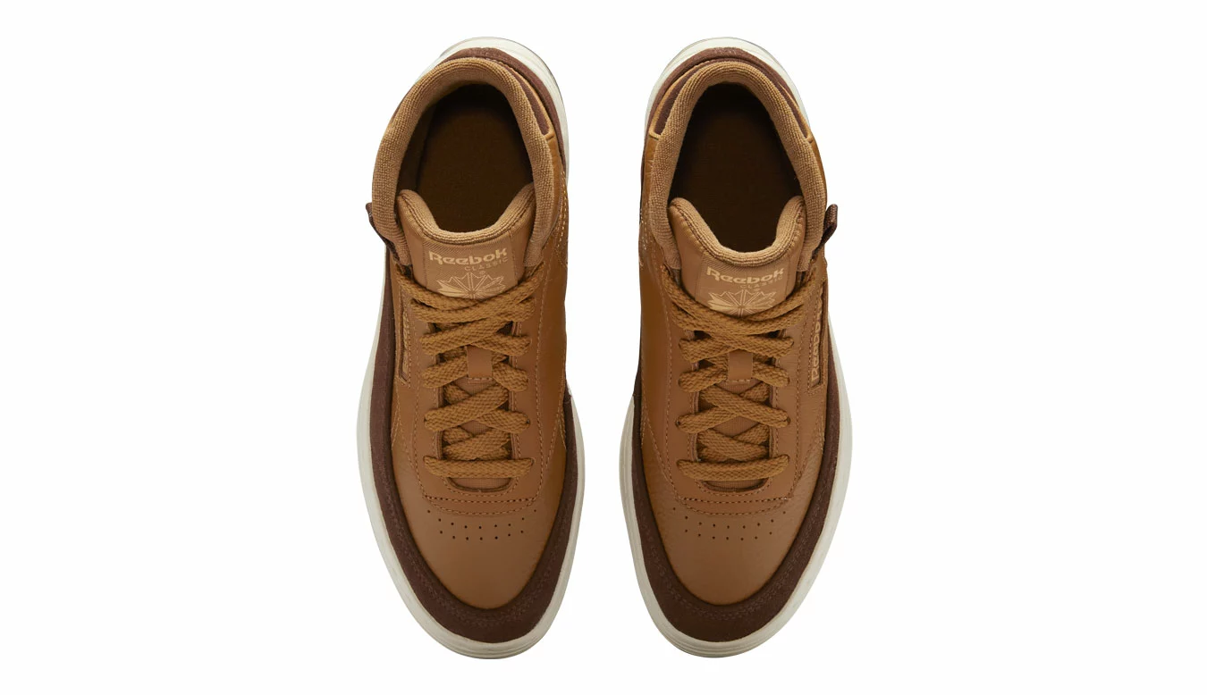 Reebok Club C Geo Mid Marron / Brown 4 Reebok Club C Geo Mid Marron / Brown – Image 4