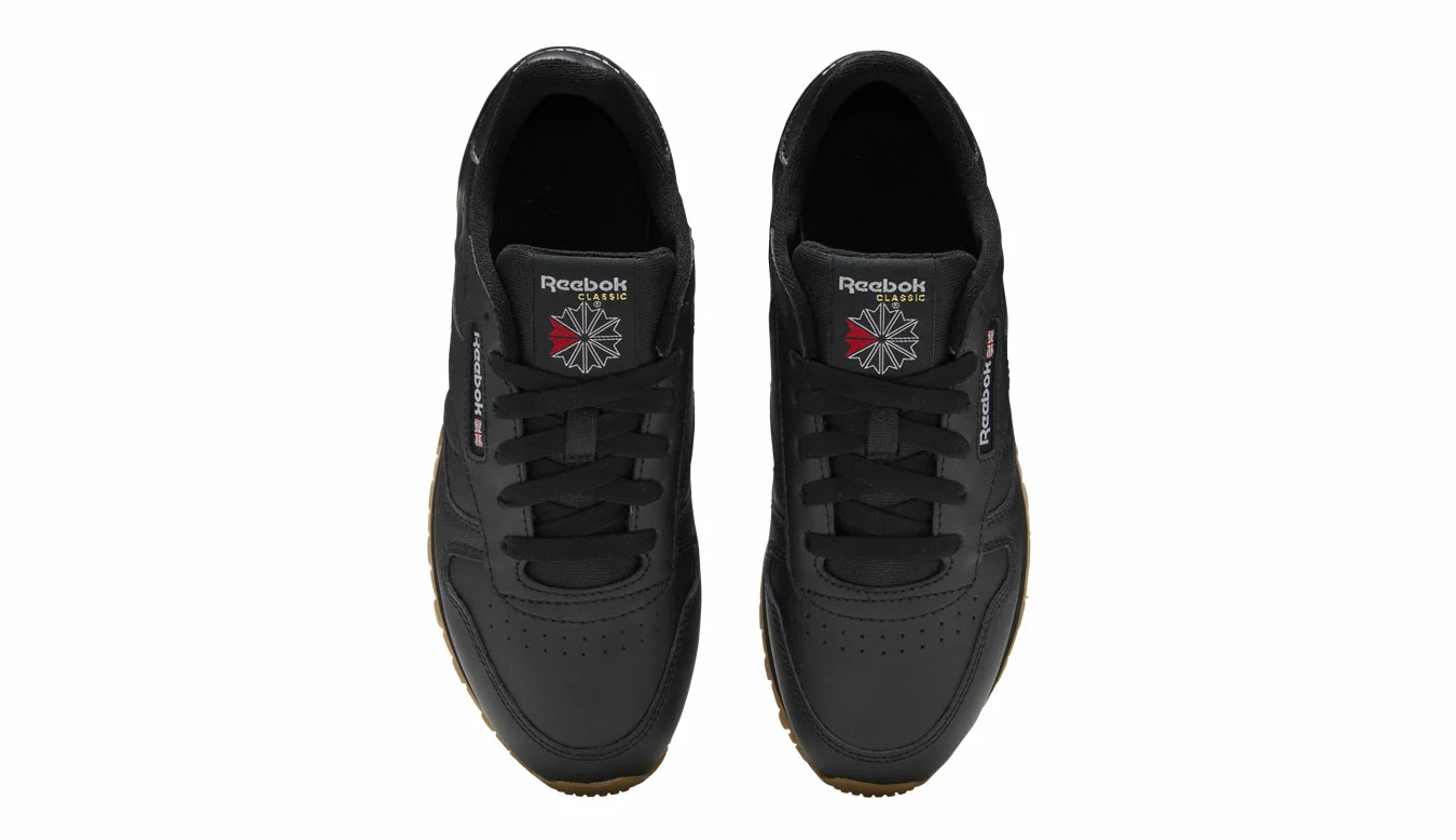 Reebok Classic Leather Junior Noir / Black 4 Reebok Classic Leather Junior Noir / Black – Image 4