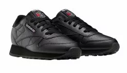 Reebok Classic Leather Noir / Black -Hot Sale Vans Store gz60943