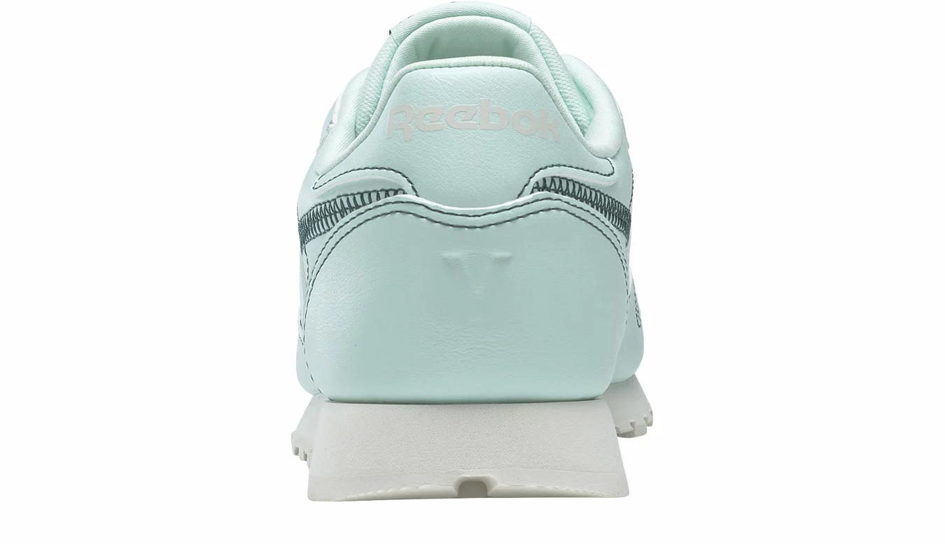 Reebok Classic Leather Vegan Turquoise / Turquoise 3 Reebok Classic Leather Vegan Turquoise / Turquoise – Image 3