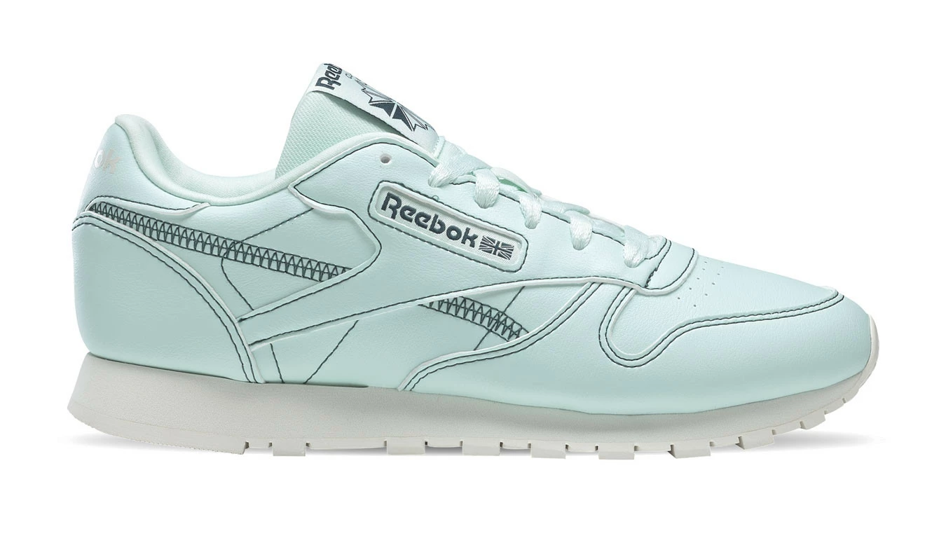 Reebok Classic Leather Vegan Turquoise / Turquoise 1 Reebok Classic Leather Vegan Turquoise / Turquoise