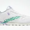 Reebok Classic Leather White Emerald Grape Blanc / White