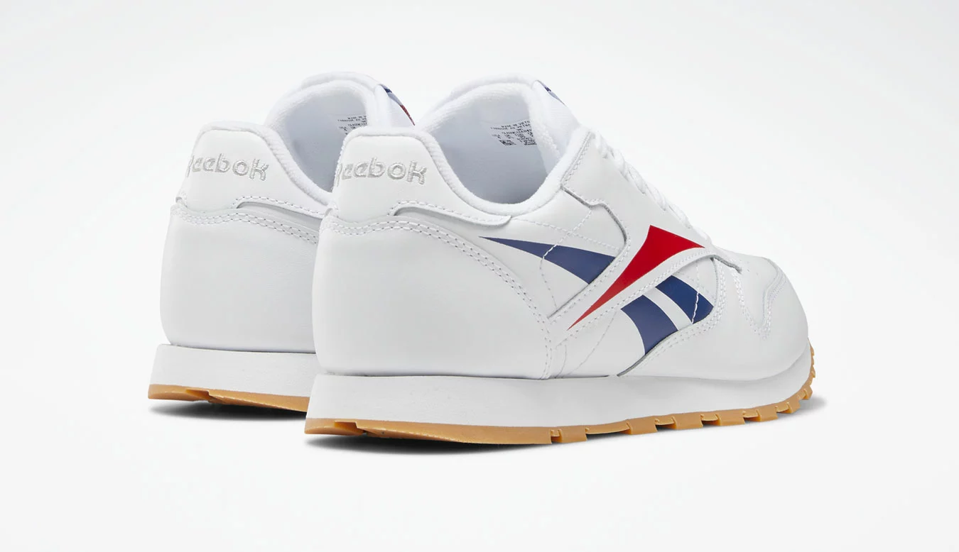 Reebok Classic Leather White Scarle Phablu Blanc / White 5 Reebok Classic Leather White Scarle Phablu Blanc / White – Image 5
