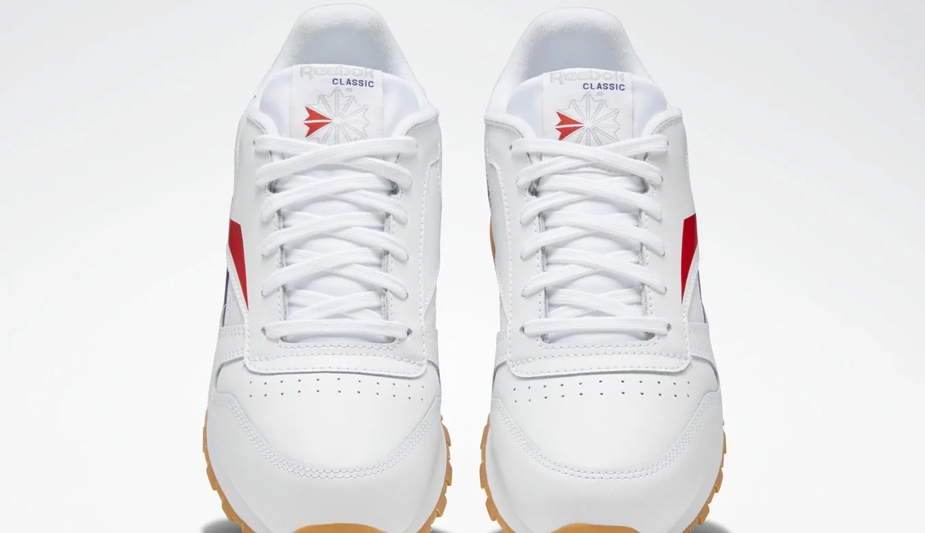 Reebok Classic Leather White Scarle Phablu Blanc / White 6 Reebok Classic Leather White Scarle Phablu Blanc / White – Image 6