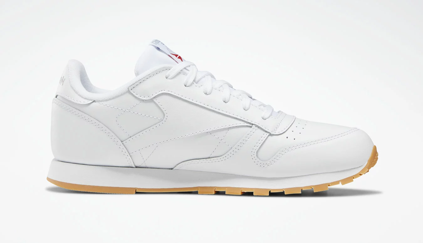 Reebok Classic Leather White Scarle Phablu Blanc / White 2 Reebok Classic Leather White Scarle Phablu Blanc / White – Image 2