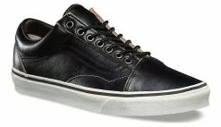 Vans Old Skool All Black Leather Noir / Black -Hot Sale Vans Store vans old skool all black leather va38g1oe6 2