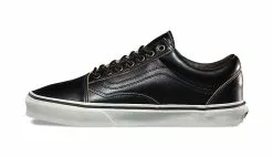 Vans Old Skool All Black Leather Noir / Black -Hot Sale Vans Store vans old skool all black leather va38g1oe6 4