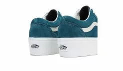 Vans Old Skool Stackform Varsity Deep Teal Vert / Green -Hot Sale Vans Store vans old skool stackform varsity deep teal vn0a7q5m60q3