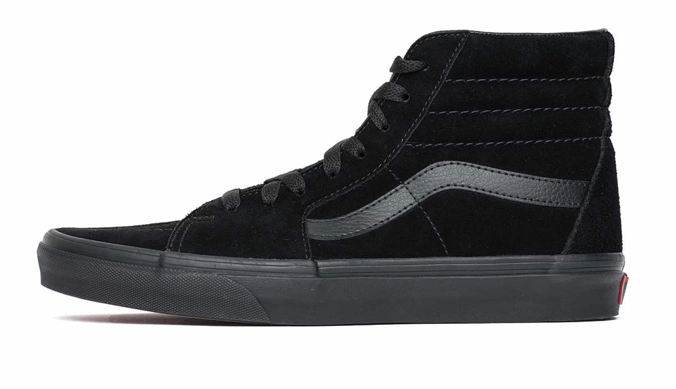 Vans SK8-Hi Black Black Noir / Black 4 Vans SK8-Hi Black Black Noir / Black – Image 4