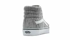 Vans Sk8-Hi Rib Knit Grey True White Gris / Grey 7 Vans Sk8-Hi Rib Knit Grey True White Gris / Grey -Hot Sale Vans Store vans sk8 hi rib knit grey true white 3