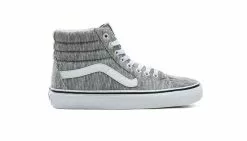 Vans Sk8-Hi Rib Knit Grey True White Gris / Grey