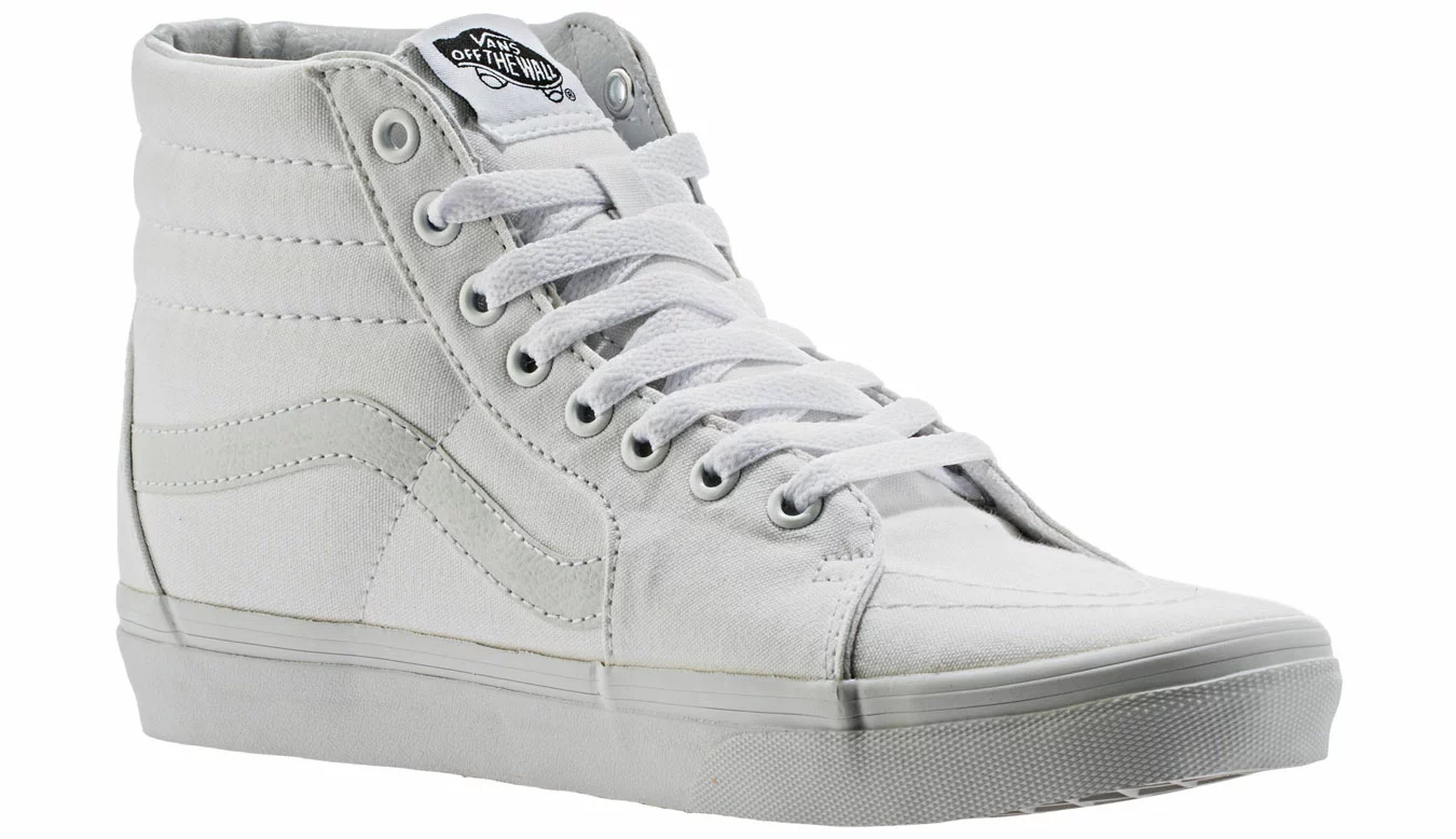 Vans SK8-Hi True White Blanc / White 6 Vans SK8-Hi True White Blanc / White – Image 6