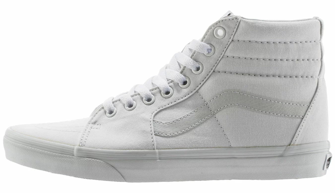 Vans SK8-Hi True White Blanc / White 4 Vans SK8-Hi True White Blanc / White – Image 4