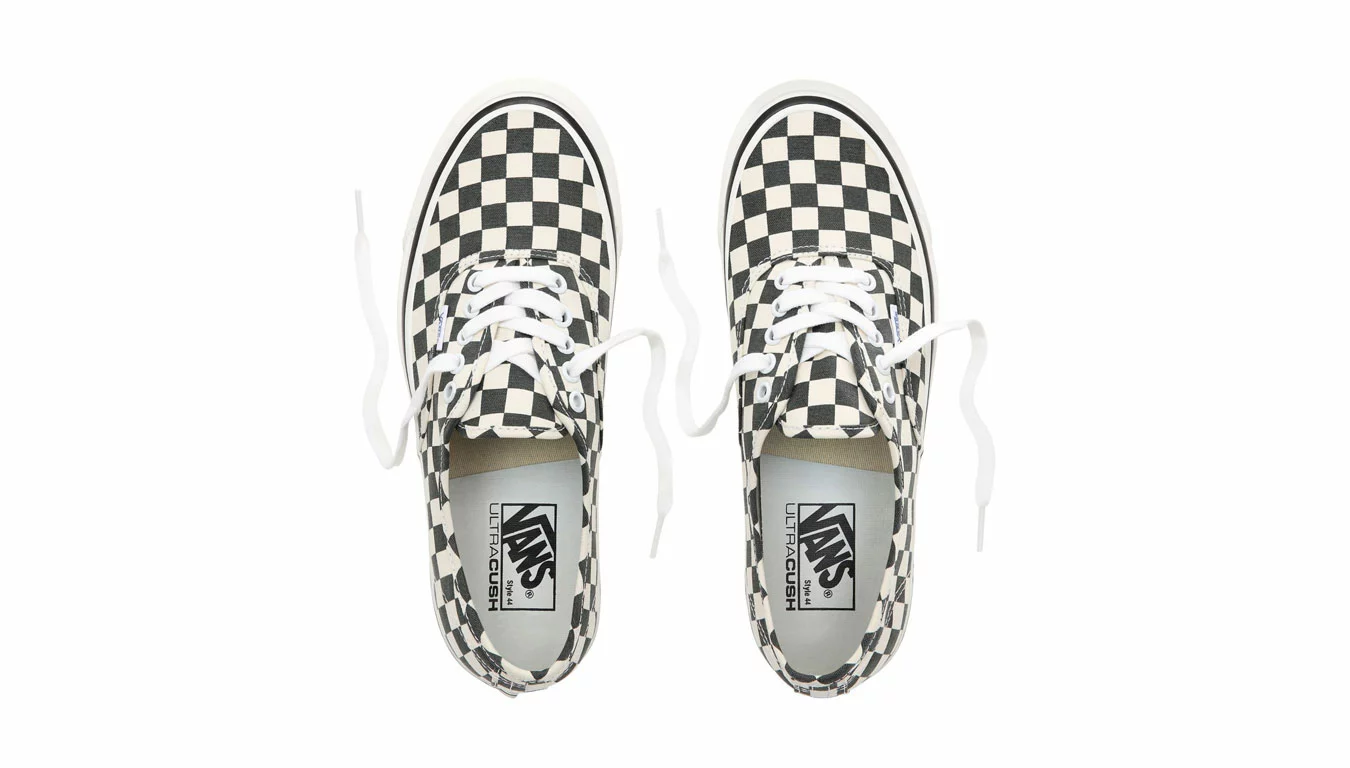 Vans Ua Authentic 44 Dx (Anaheim Factory) Blk/Chck Noir / Black 2 Vans Ua Authentic 44 Dx (Anaheim Factory) Blk/Chck Noir / Black – Image 2