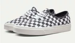 Vans Ua Authentic Checkerboard Noir / Black -Hot Sale Vans Store vans ua authentic checkerboard vn0a38emu53 3