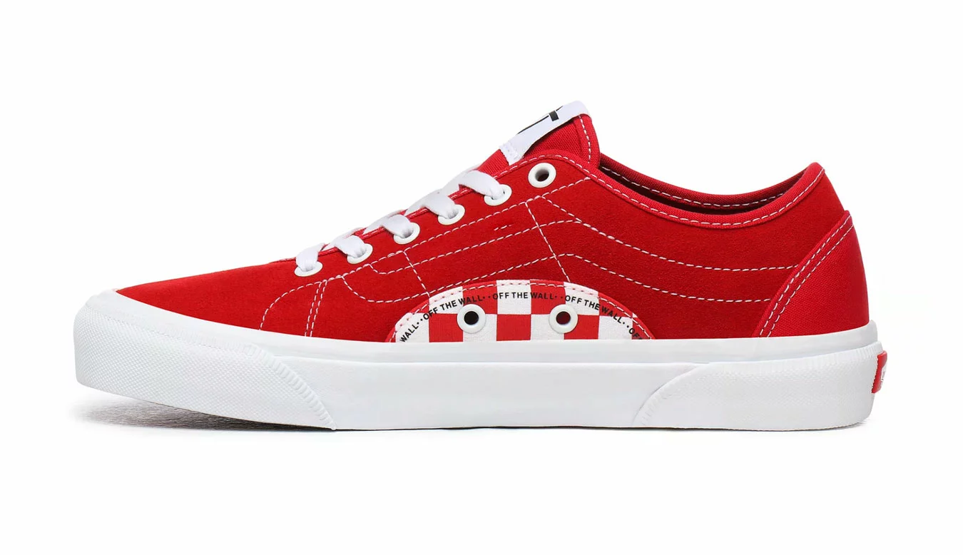 Vans Ua Bess Ni (Check) Red/True White Rouge / Red 4 Vans Ua Bess Ni (Check) Red/True White Rouge / Red – Image 4