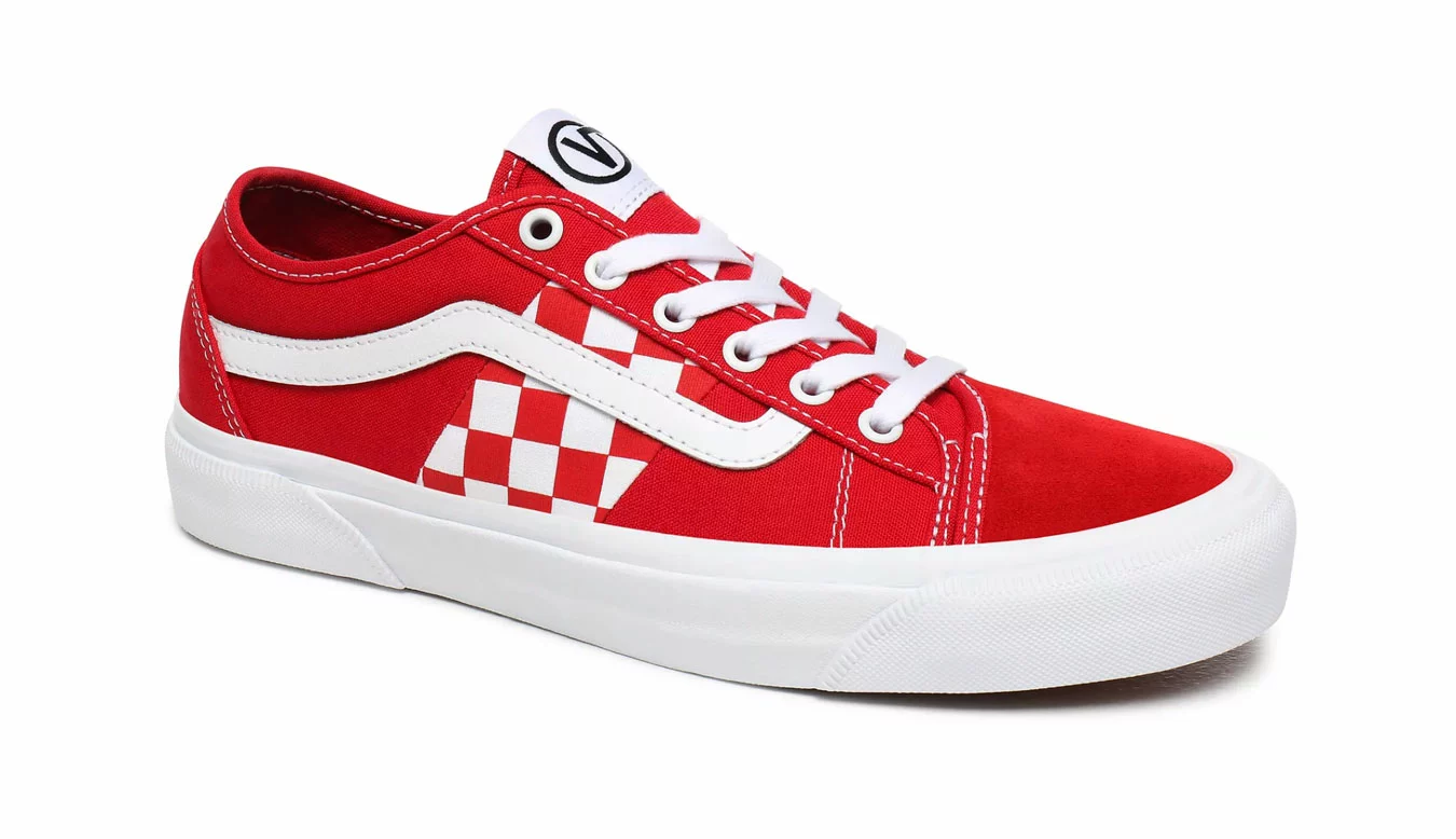 Vans Ua Bess Ni (Check) Red/True White Rouge / Red 3 Vans Ua Bess Ni (Check) Red/True White Rouge / Red – Image 3