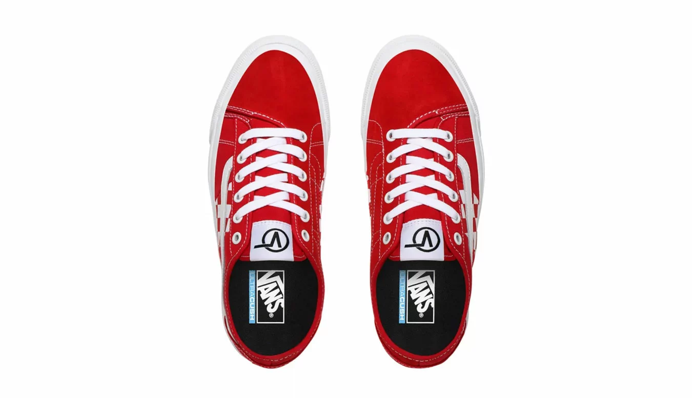 Vans Ua Bess Ni (Check) Red/True White Rouge / Red 5 Vans Ua Bess Ni (Check) Red/True White Rouge / Red – Image 5