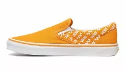 Vans Ua Classic Slip-On (Logo Repeat)Cdumylwtrwht Orange / Orange -Hot Sale Vans Store vans ua classic slip on logo repeatcdumylwtrwht 3