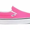 Vans Ua Classic Slip-On (Neon)Knockout Pnk/Tr Wht Rose / Pink