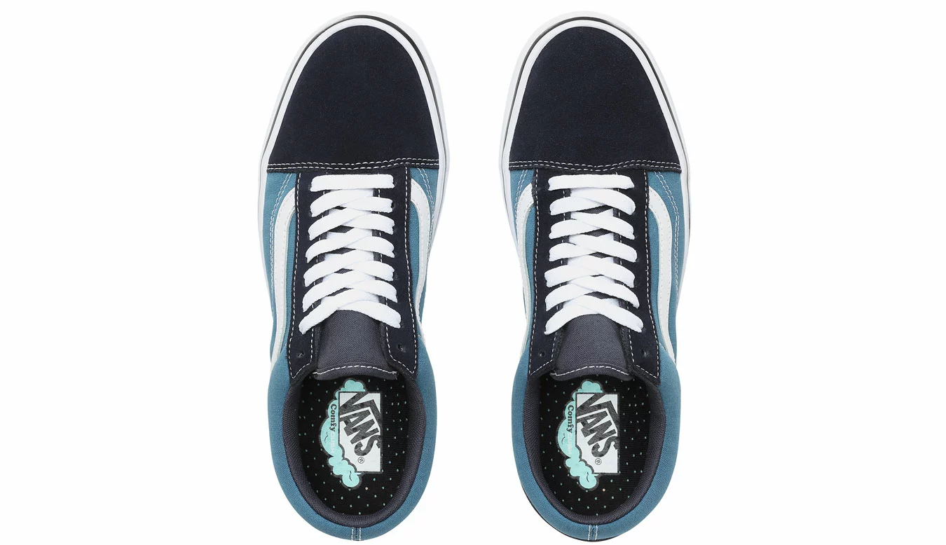 Vans Ua Comfycush Old Skool Bleu / Blue 2 Vans Ua Comfycush Old Skool Bleu / Blue – Image 2