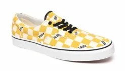 Vans Ua Era (Big Check)Ylk Ylw/Tr Wht Orange / Orange -Hot Sale Vans Store vans ua era big checkylk ylw tr wht 3
