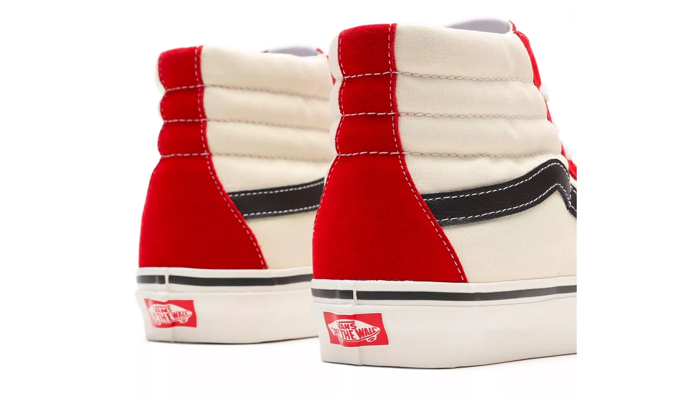 Vans Ua Sk8-Hi 38 Dx (Anahemfcty) Og Red Rouge / Red 5 Vans Ua Sk8-Hi 38 Dx (Anahemfcty) Og Red Rouge / Red – Image 5