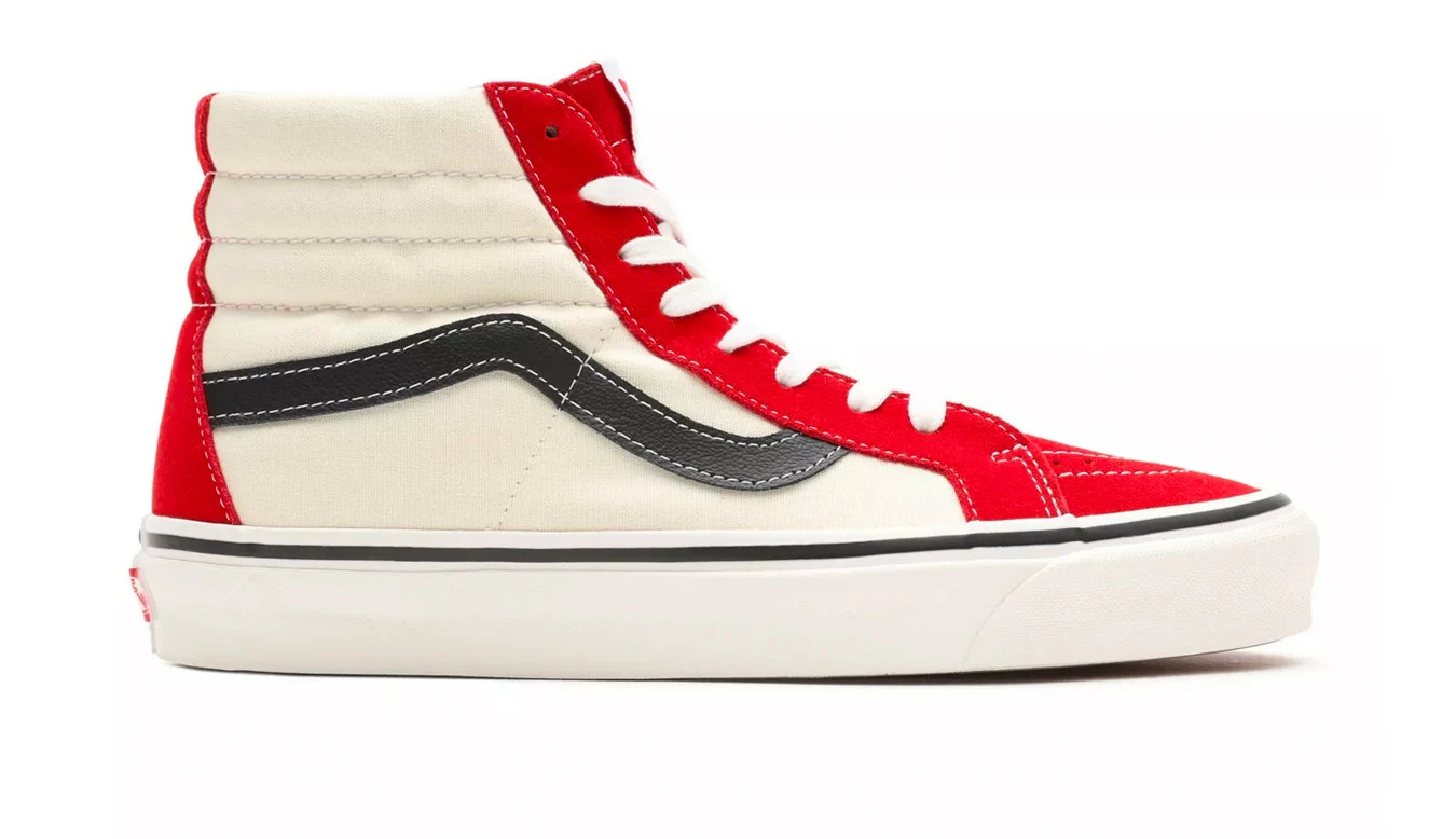 Vans Ua Sk8-Hi 38 Dx (Anahemfcty) Og Red Rouge / Red 1 Vans Ua Sk8-Hi 38 Dx (Anahemfcty) Og Red Rouge / Red