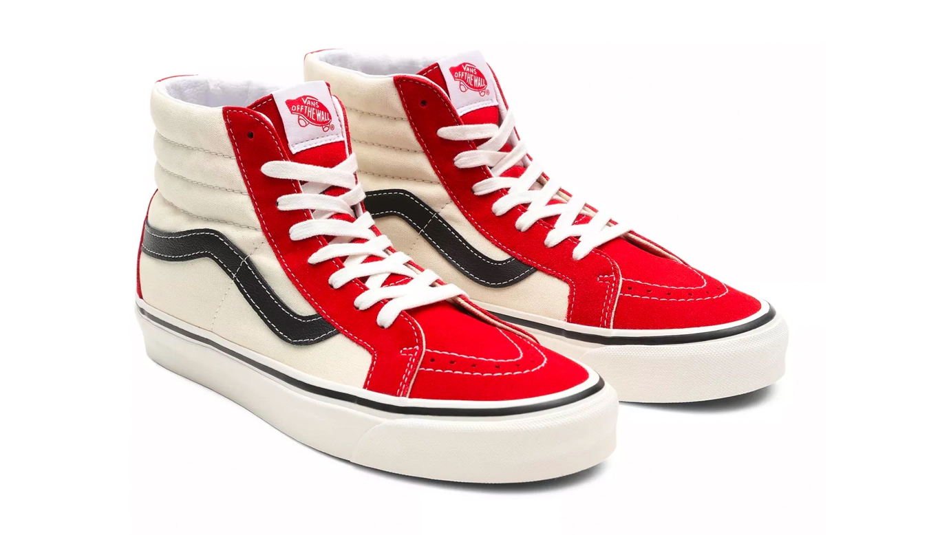 Vans Ua Sk8-Hi 38 Dx (Anahemfcty) Og Red Rouge / Red 2 Vans Ua Sk8-Hi 38 Dx (Anahemfcty) Og Red Rouge / Red – Image 2