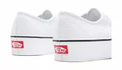 Vans Ua Authentic Platform (Tonal Check) Blanc / White -Hot Sale Vans Store vn0a3av842b1