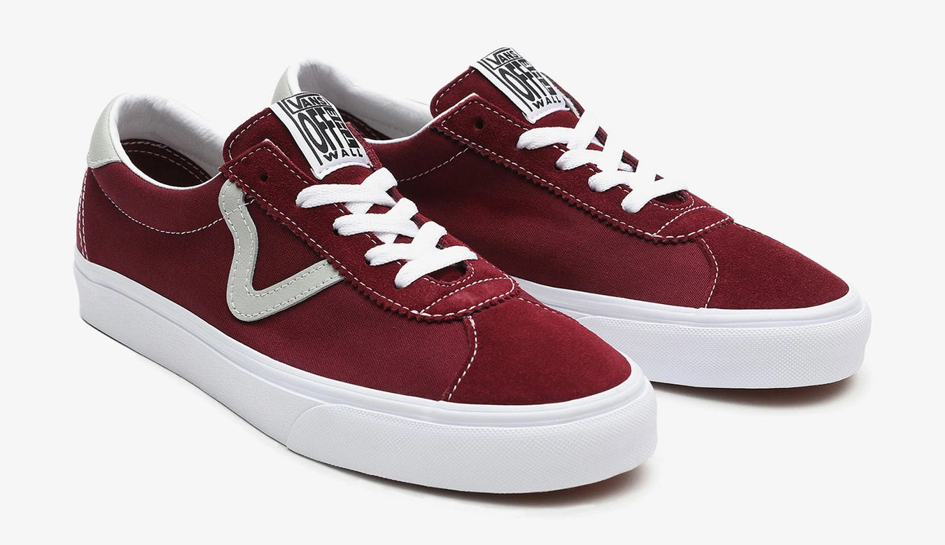 Vans Ward Canvas Burgundy Bordeaux / Burgundy 3 Vans Ward Canvas Burgundy Bordeaux / Burgundy – Image 3