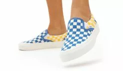 Vans Classic Slip-On (Anaheim Factory) Og Blue/Og Yellow Multicolore / Multicolor -Hot Sale Vans Store vn0a3jex45u4