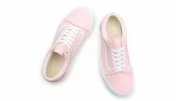Vans UA Old Skool Pink Leather Rose / Pink -Hot Sale Vans Store vn0a3wkt4q41 0