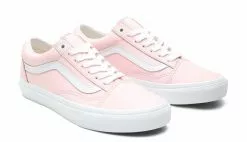 Vans UA Old Skool Pink Leather Rose / Pink -Hot Sale Vans Store vn0a3wkt4q41