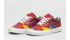Vans Old Skool Racer Red Multicolore / Multicolor -Hot Sale Vans Store vn0a3wkt4rq1 1