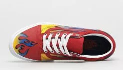 Vans Old Skool Racer Red Multicolore / Multicolor -Hot Sale Vans Store vn0a3wkt4rq1 3