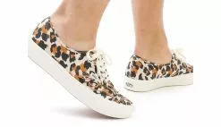 Vans Ua Comfycush Authentic Leopard/Marshmallow Multicolore / Multicolor -Hot Sale Vans Store vn0a3wm747b4