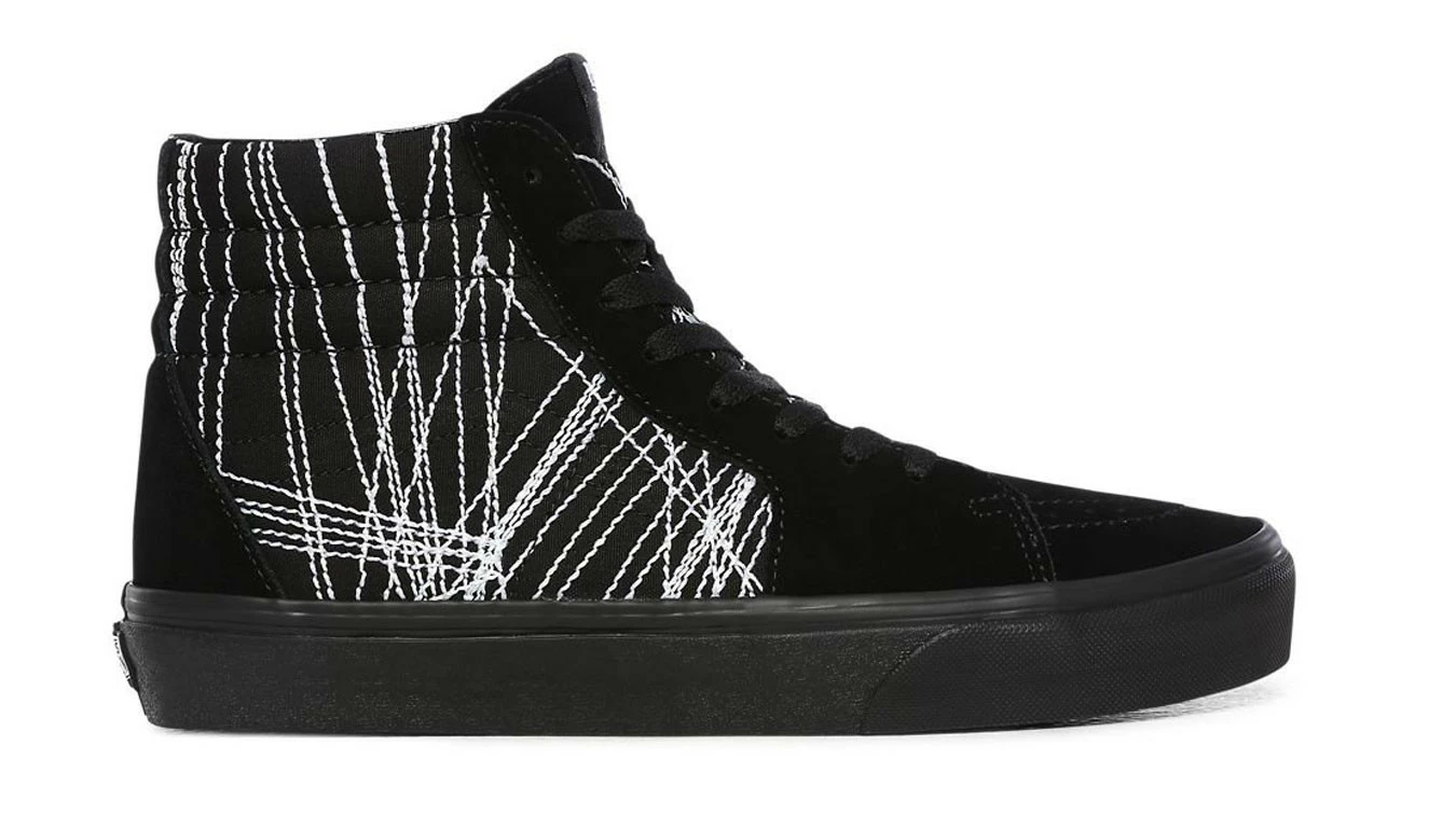 Vans Ua Sk8-Hi (Frenzy) Black/True White Noir / Black 1 Vans Ua Sk8-Hi (Frenzy) Black/True White Noir / Black