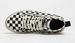 Vans Sentry Wc Checkerboard (Canvas) Blanc / White -Hot Sale Vans Store vn0a4p3ktuy12