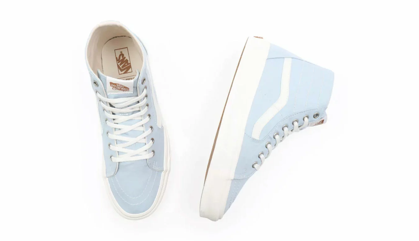 Vans Eco Theory SK8- Hi Tapered Bleu / Blue 4 Vans Eco Theory SK8- Hi Tapered Bleu / Blue – Image 4