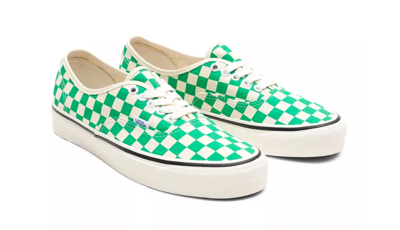 Vans Ua Authentic 44 Dx (Anaheim Factory) Ogemrldogchkr Vert / Green 3 Vans Ua Authentic 44 Dx (Anaheim Factory) Ogemrldogchkr Vert / Green – Image 3