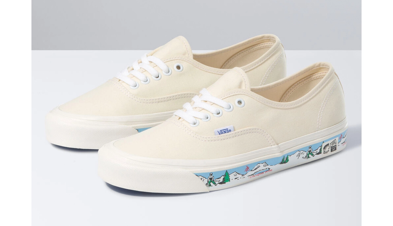 Vans Ua Authentic 44 Dx (Anaheim Factory) Ogwhtscnat Blanc / White 2 Vans Ua Authentic 44 Dx (Anaheim Factory) Ogwhtscnat Blanc / White – Image 2