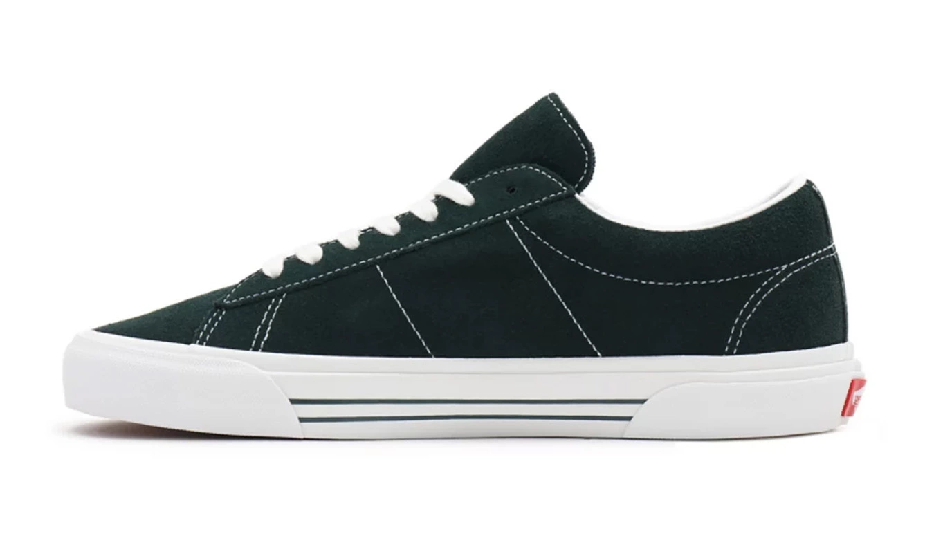 Vans UA Sid Suede Scarab True White Vert / Green 2 Vans UA Sid Suede Scarab True White Vert / Green – Image 2