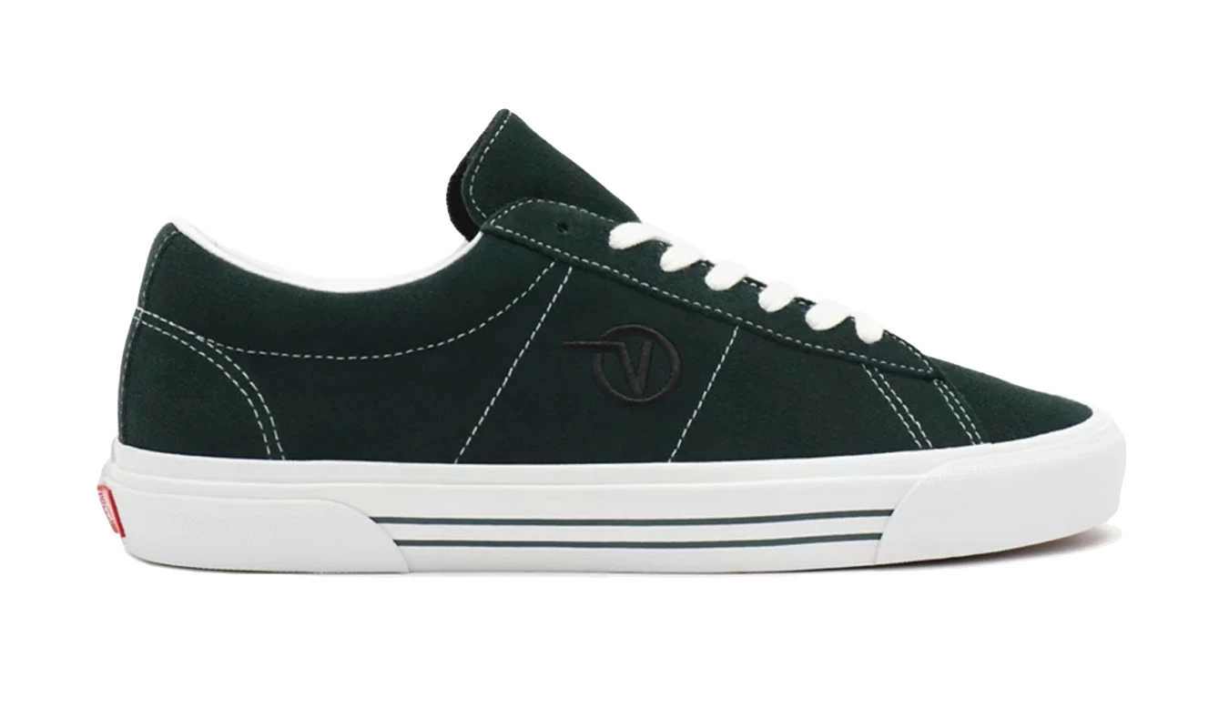 Vans UA Sid Suede Scarab True White Vert / Green 1 Vans UA Sid Suede Scarab True White Vert / Green