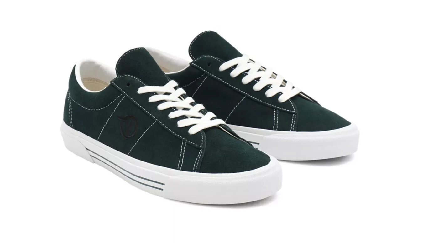 Vans UA Sid Suede Scarab True White Vert / Green 3 Vans UA Sid Suede Scarab True White Vert / Green – Image 3