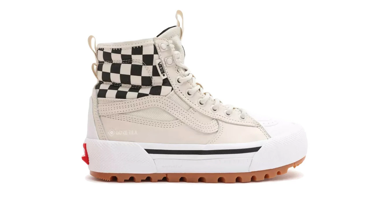 Vans Checkerboard SK8-Hi Gore-Tex MTE-3 Blanc / White 1 Vans Checkerboard SK8-Hi Gore-Tex MTE-3 Blanc / White